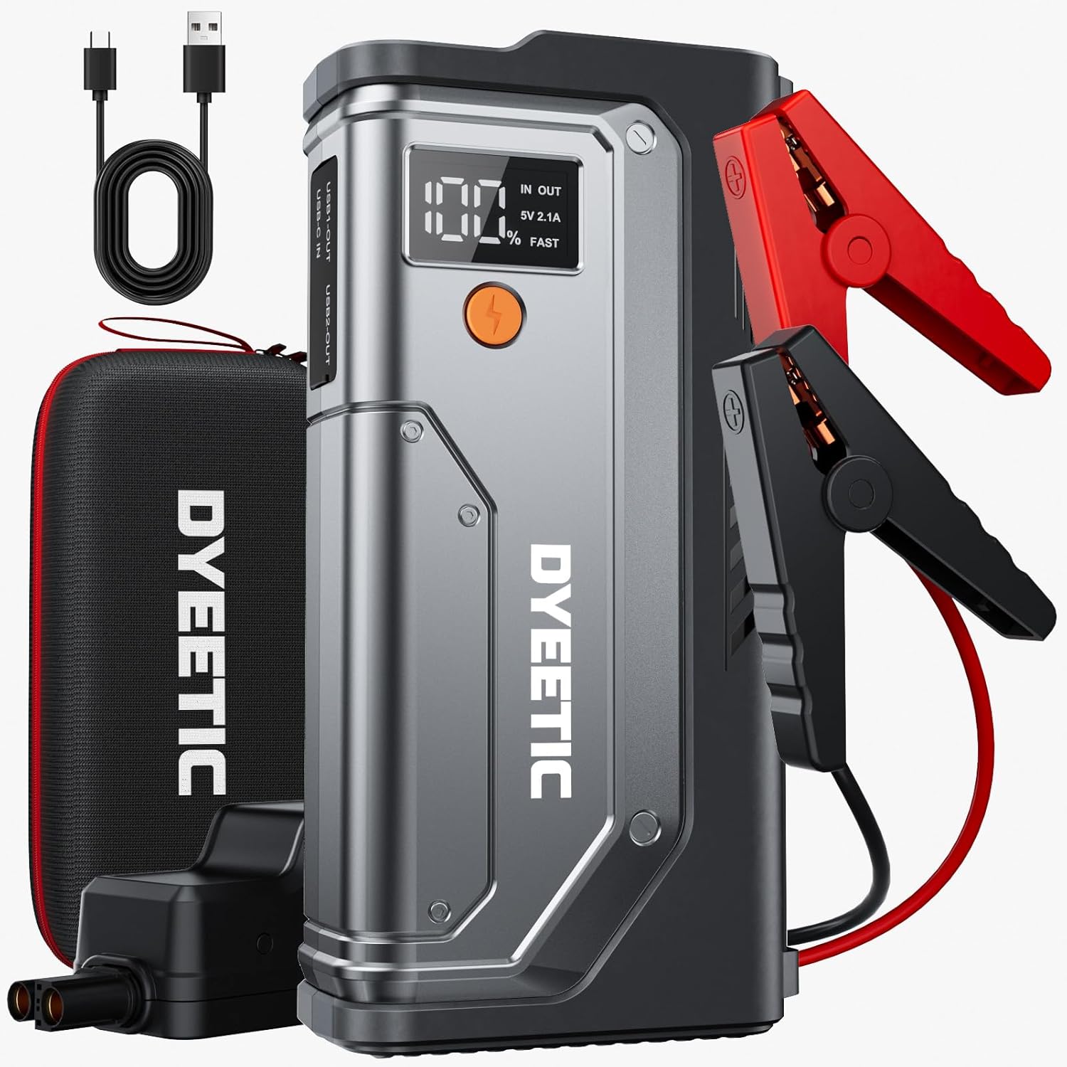DYEETIC 5000A Portable Jump Starter for All Vehicles