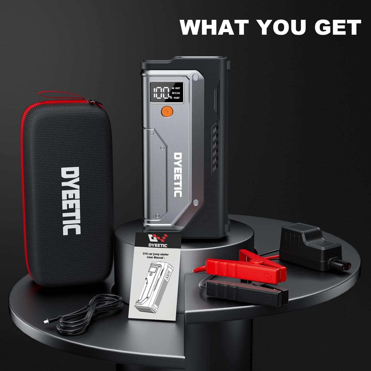 DYEETIC 5000A Portable Jump Starter for All Vehicles