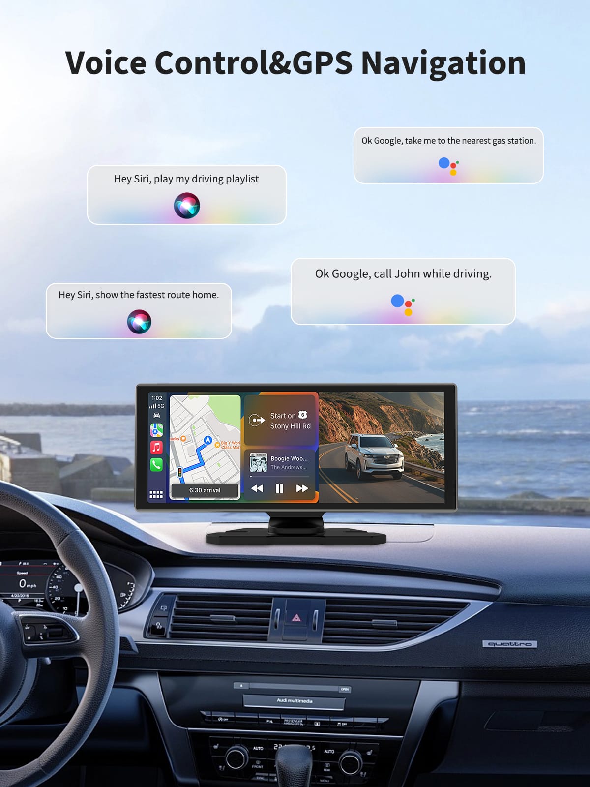 DYEETIC 11.26" HD Touchscreen Car Navigation Unit
