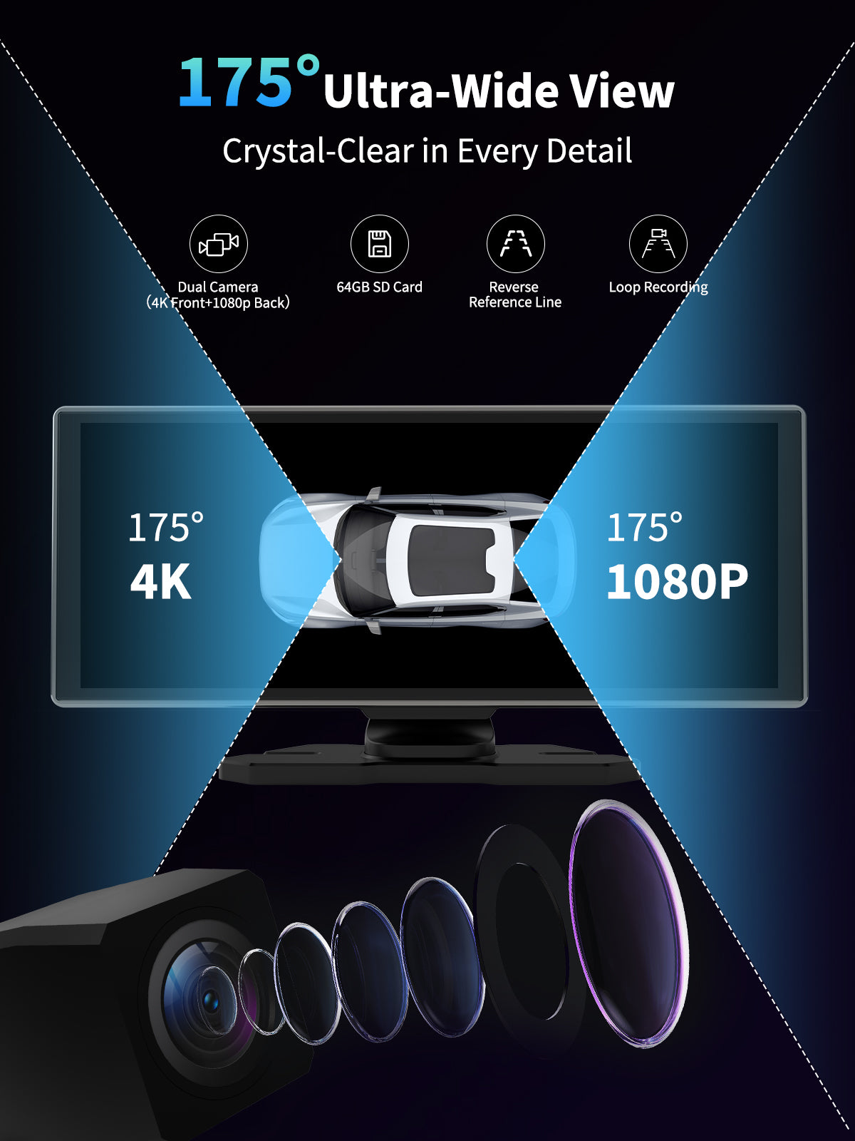 DYEETIC 11.26" HD Touchscreen Car Navigation Unit