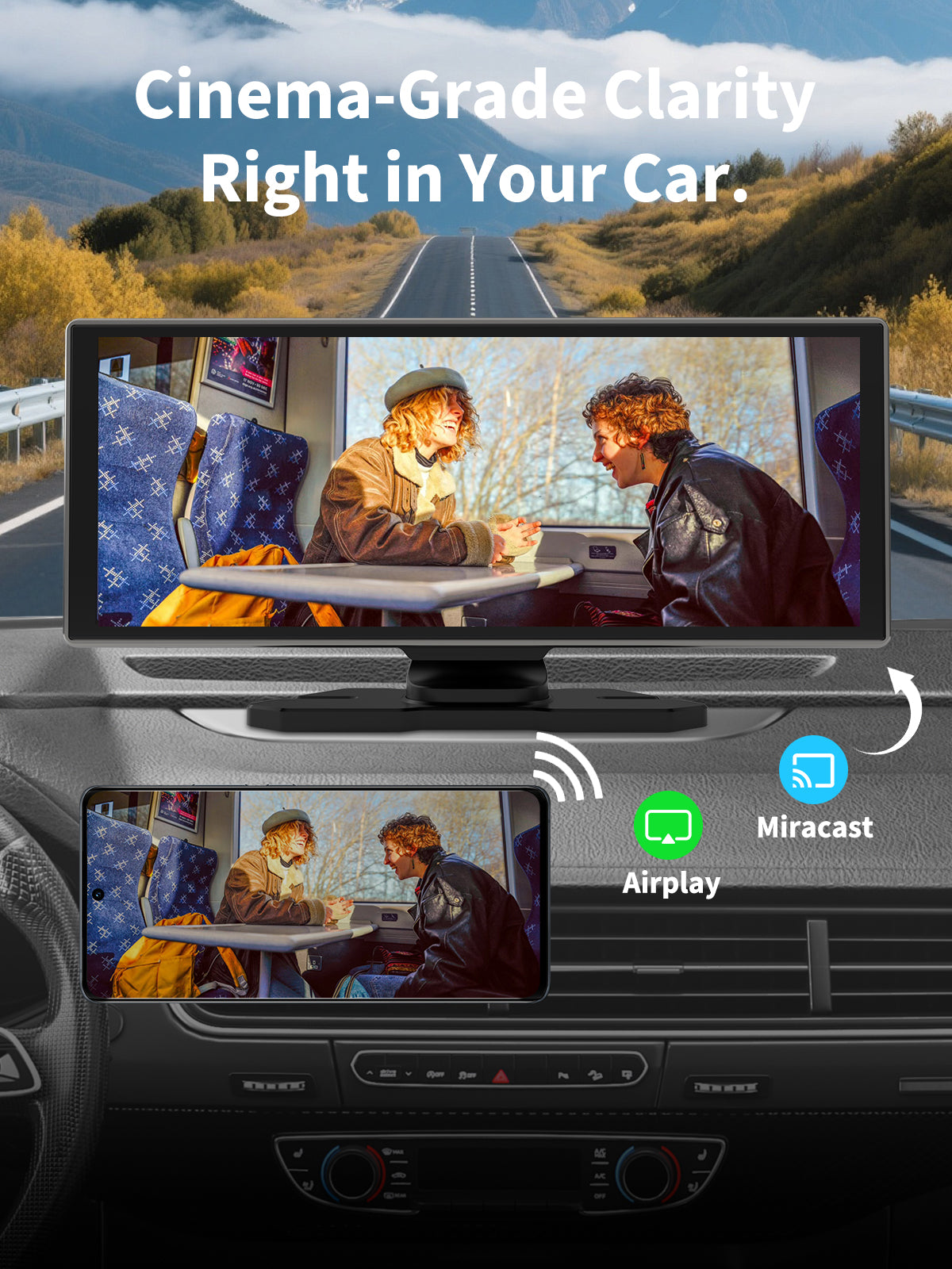 DYEETIC 11.26" HD Touchscreen Car Navigation Unit