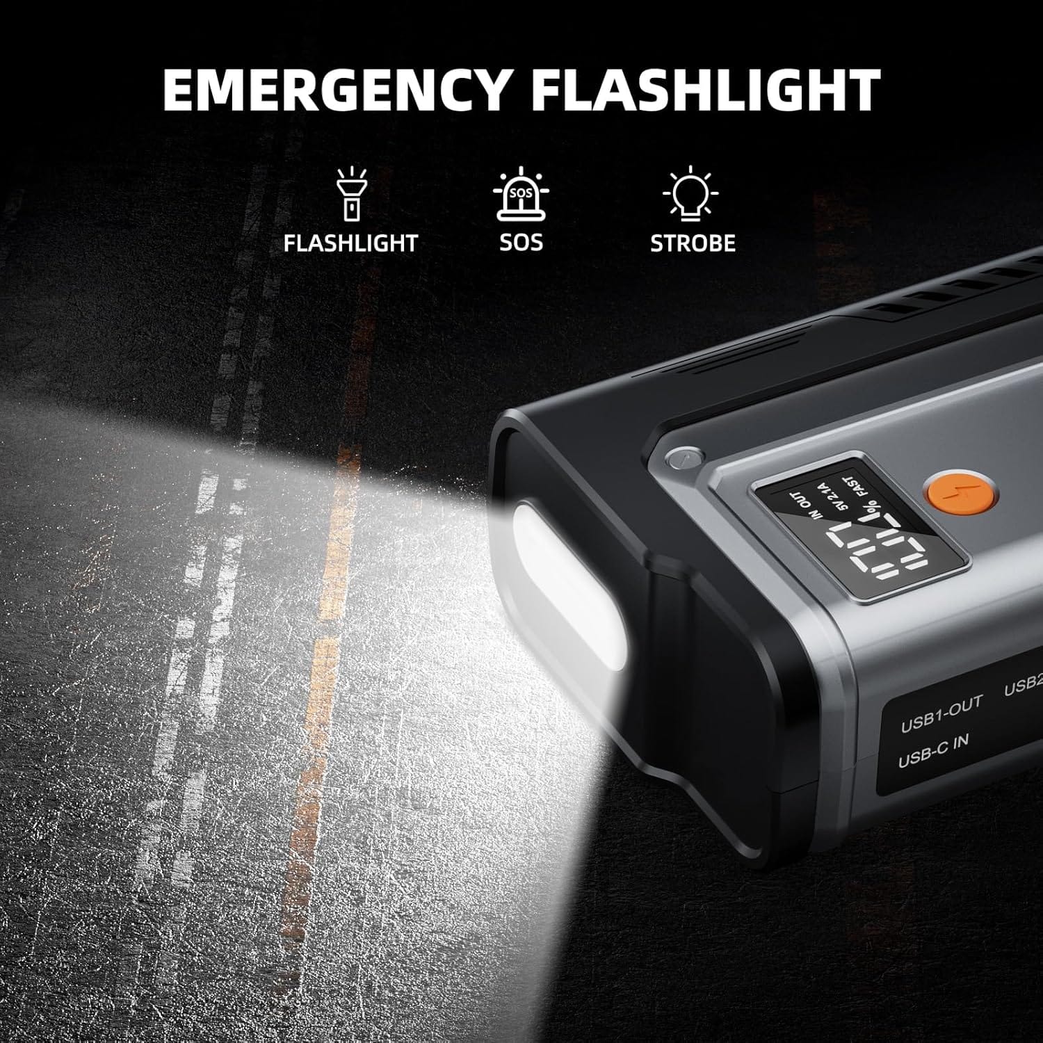 DYEETIC 5000A Portable Jump Starter for All Vehicles